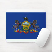 Pennsylvania-Flagge Mousepad (Mit Mouse)