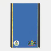 Pennsylvania-Flagge Post-it Klebezettel (Vorderseite)