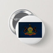 Pennsylvania-Flaggen-Knöpfe Button (Vorne & Hinten)