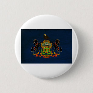 Pennsylvania-Flaggen-Knöpfe Button