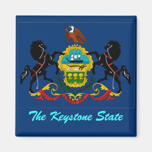 Pennsylvania-Flaggen-Magnet Magnet