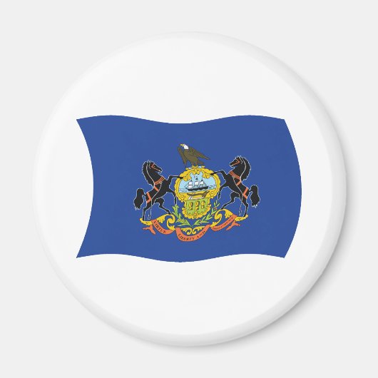 Pennsylvania-Flaggenmagnet Magnet (Vorne)