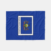 Pennsylvania Fleecedecke (Vorderseite (Horizontal))