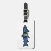 Pennsylvania-Forelle fischen Gepäckanhänger (Vorderseite vertikal)