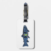Pennsylvania-Forelle fischen Gepäckanhänger (Rückseite vertikal)