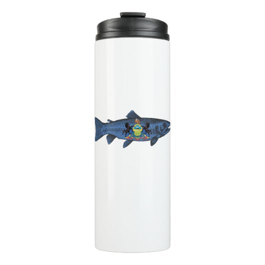 Pennsylvania-Forelle fischen Thermosbecher (Vorderseite)