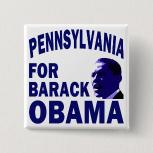 Pennsylvania für Barack Obama T - Shirt Button