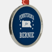PENNSYLVANIA FÜR BERNIE-SANDPAPIERSCHLEIFMASCHINEN SILBERNES ORNAMENT (Rechts)