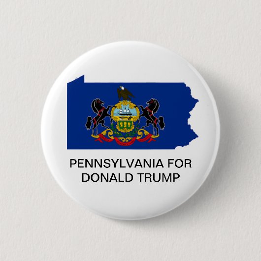 PENNSYLVANIA für DONALD TRUMP 2020 Button (Vorderseite)