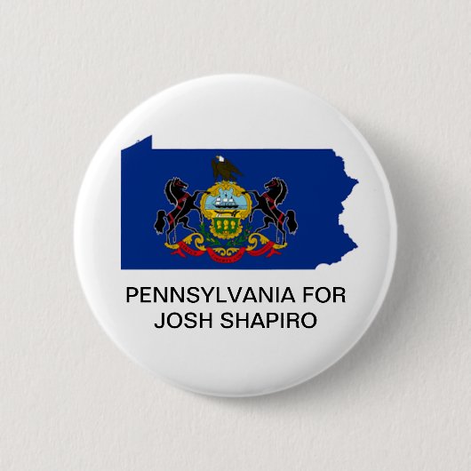 PENNSYLVANIA FÜR JOSH SHAPIRO GOVERNOR Button (Vorderseite)