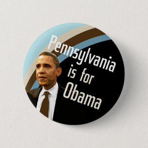 Pennsylvania für Obama Button