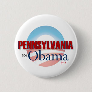 PENNSYLVANIA für Obama Button