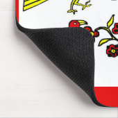 Pennsylvania Geflügel der Volkskunst Mousepad (Ecke)