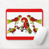 Pennsylvania Geflügel der Volkskunst Mousepad (Mit Mouse)