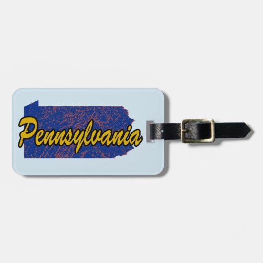 Pennsylvania Gepäckanhänger (Vorderseite horizontal)