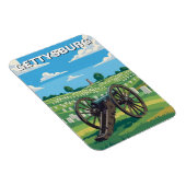 Pennsylvania Gettysburg Reise Magnet (Rechte Seite)
