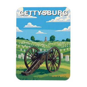 Pennsylvania Gettysburg Reise Magnet