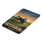 Pennsylvania Gettysburg Travel Magnet (Linke Seite)