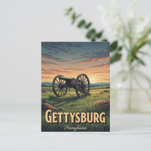 Pennsylvania Gettysburg Travel Postkarte (Stehend Vorderseite)