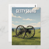 Pennsylvania Gettysburg Travel Postkarte (Vorne/Hinten)