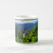 Pennsylvania Grand Canyon im Sommer Kaffeetasse (Mittel)
