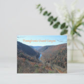 Pennsylvania Grand Canyon Postcard Adventure PA Postkarte (Stehend Vorderseite)