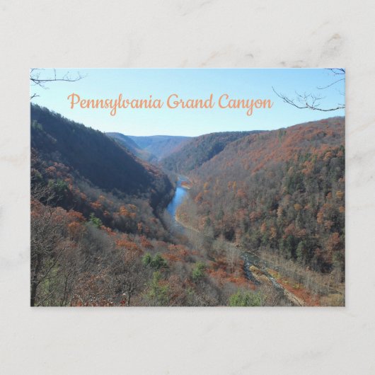 Pennsylvania Grand Canyon Postcard Adventure PA Postkarte (Vorderseite)