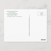 Pennsylvania Grand Canyon Postkarte (Rückseite)