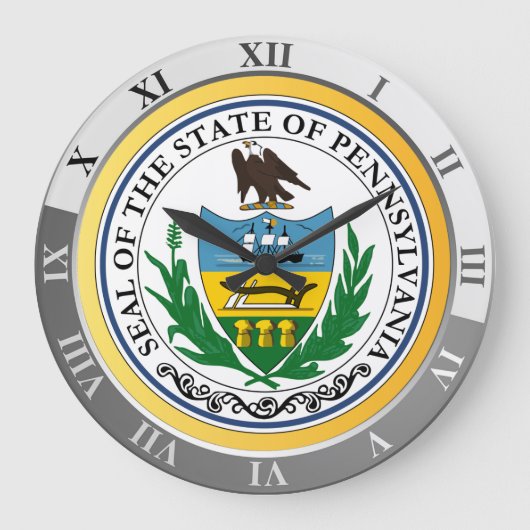 Pennsylvania Große Wanduhr (Vorderseite)