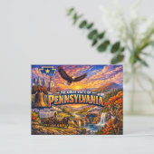 Pennsylvania Grußkarte Postkarte (Stehend Vorderseite)