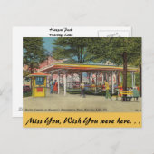 Pennsylvania, Hanson Amusement Park Postkarte (Vorne/Hinten)