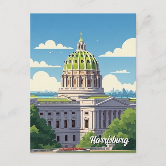 Pennsylvania Harrisburg Travel Postkarte (Vorderseite)