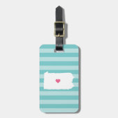 Pennsylvania Heart | Zuhause Staat Gepäckanhänger (Vorderseite vertikal)