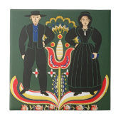 Pennsylvania-Holländer Fliese (Vorderseite)