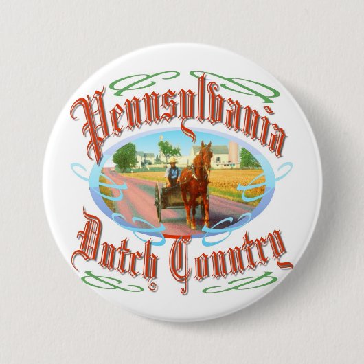 Pennsylvania-Holländer-Land Button (Vorderseite)