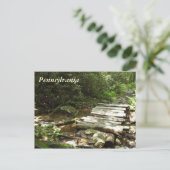 Pennsylvania Holzbrücke Postkarte (Stehend Vorderseite)