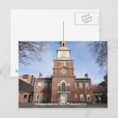 Pennsylvania Independence Mall Philadelphia Postkarte (Vorne/Hinten)