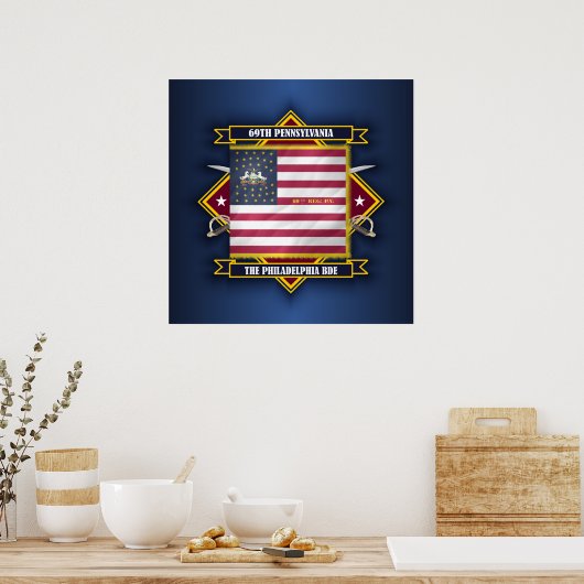 Pennsylvania Infanterie Poster (Küche)