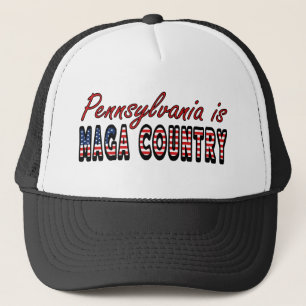 Pennsylvania ist MAGA Country Trump Trucker Hat Truckerkappe