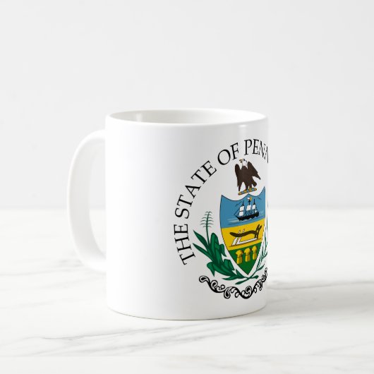 Pennsylvania Kaffeetasse (Vorderseite Links)