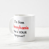 Pennsylvania-Kaffeetasse Kaffeetasse (Vorderseite Links)