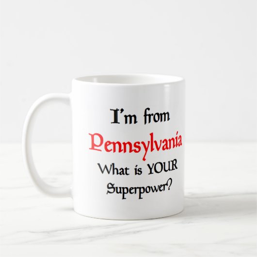 Pennsylvania-Kaffeetasse Kaffeetasse (Links)