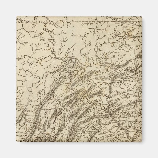 Pennsylvania Karte von Arrowsmith Magnet (Vorne)