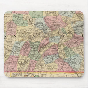 Pennsylvania Karte von Mitchell Mousepad
