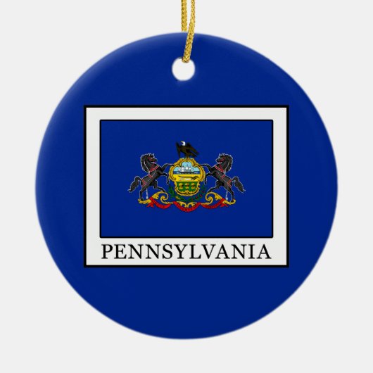 Pennsylvania Keramik Ornament (Vorne)