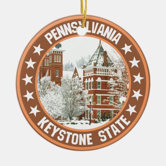 Pennsylvania Keramik Ornament (Vorne)
