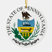 Pennsylvania Keramik Ornament (Vorne)