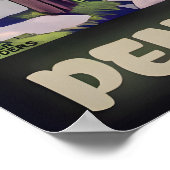 Pennsylvania Keystone Junge Mädchen und Hund Reise Poster (Ecke)