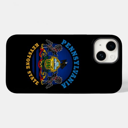 PENNSYLVANIA KEYSTONE STAAT FLAG Case-Mate iPhone HÜLLE (Rückseite (Horizontal))