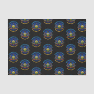 PENNSYLVANIA KEYSTONE STAAT FLAG SEIDENPAPIER